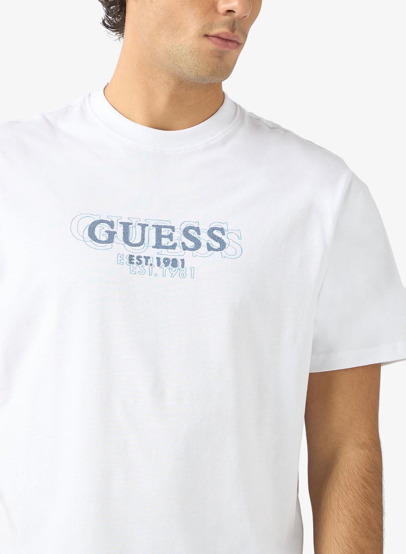 GUESS Logo Crew Neck T-Shirt - Image 3